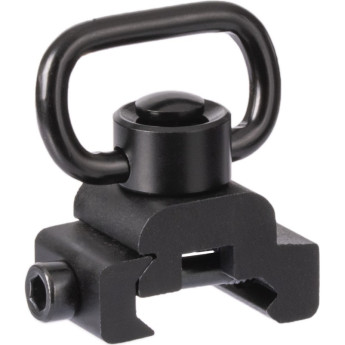 Антабка SHOTTIME быстросъёмная QD на Weaver для ремня 25мм чёрная